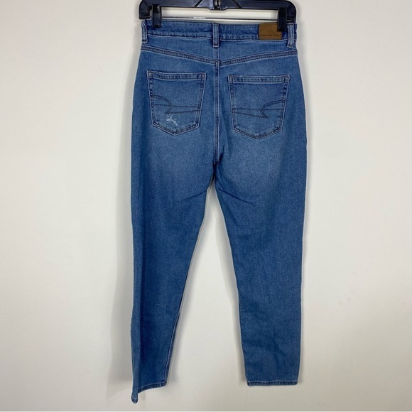 American Eagle Stretch Mom Jean High Rise Denim Jeans - Picture 2 of 6